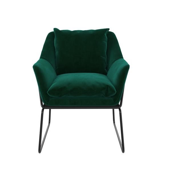Alivia Accent Chair In 2020 | Accent Chairs, Green Chair Inside Aalivia Slipper Chairs (Photo 4 of 20)