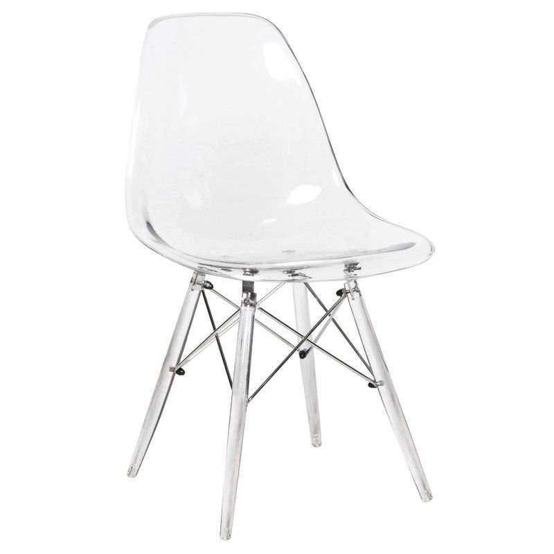 Alivia Dining Chair In 2021 | Acrylic Chair, Side Chairs Within Aalivia Slipper Chairs (Photo 3 of 20)