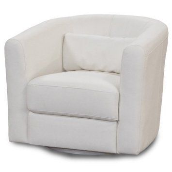Amazon: Diamond Sofa Angelica Low Profile Swivel Chair Throughout Molinari Swivel Barrel Chairs (Photo 18 of 20)