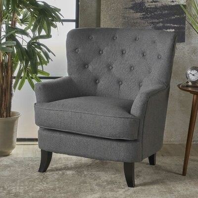 Andover Millstm Megan Armchair Andover Mills Fabric: Charcoal Inside Louisburg Armchairs (View 18 of 20)