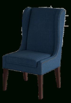 Andover Wingback Chair | Navy Inside Andover Wingback Chairs (View 12 of 20)