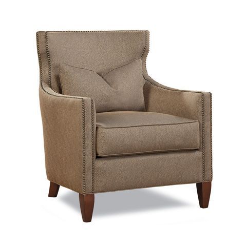 Arm Chair With Nailhead Trim | 7451 50 | Furniture Intended For Alexander Cotton Blend Armchairs And Ottoman (View 11 of 20)