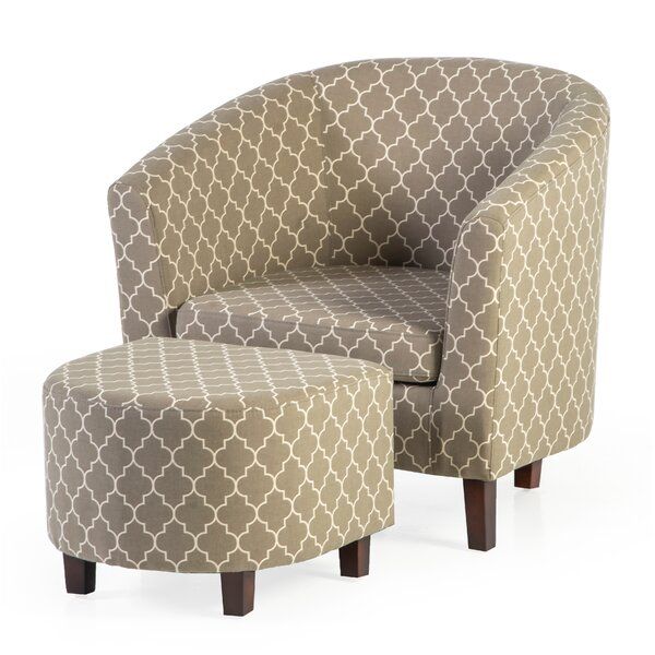 Featured Photo of 20 Photos Artemi Barrel Chair and Ottoman Sets