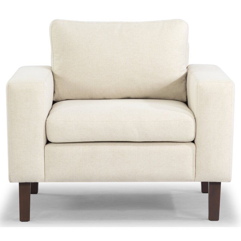 Azekiel 34" W Polyester Blend Armchair Pertaining To Leia Polyester Armchairs (View 9 of 20)