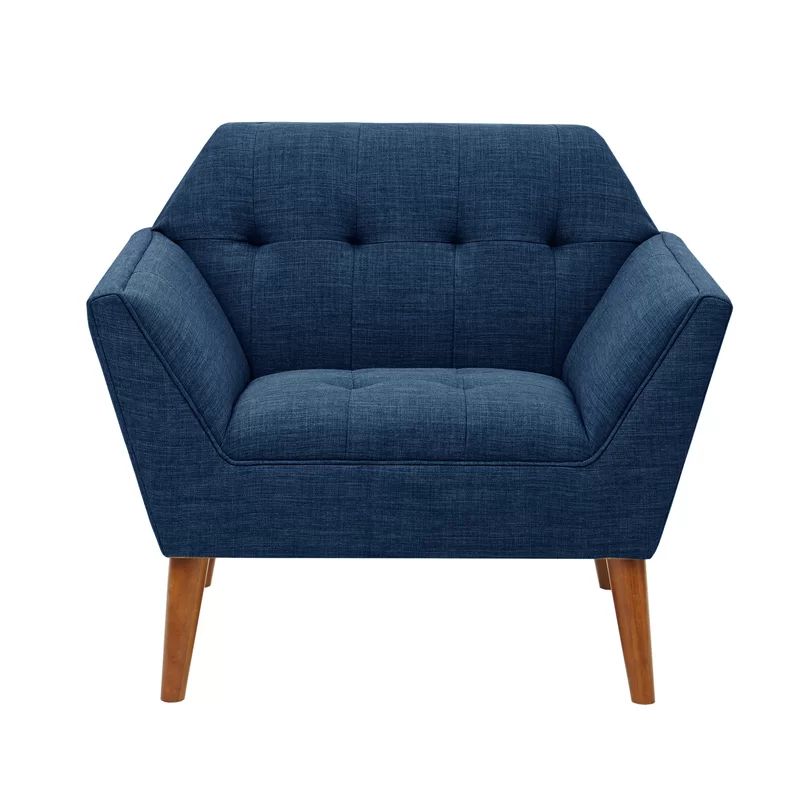 Belz 38" W Tufted Polyester Armchair | Armchair, Furniture For Belz Tufted Polyester Armchairs (View 3 of 20)
