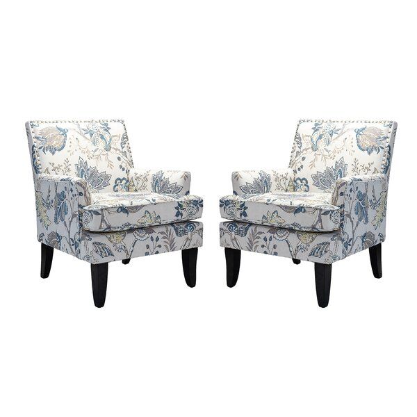 Bethine 27.15" W Polyester Armchair Inside Bethine Polyester Armchairs (set Of 2) (Photo 2 of 20)