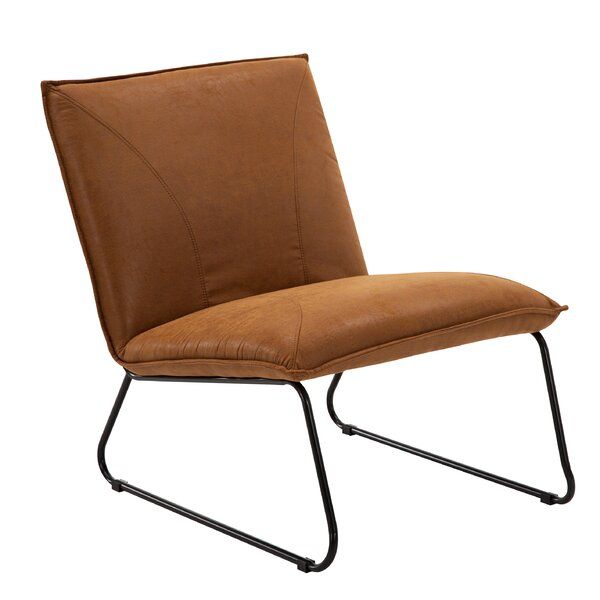 Broadus Leather Side Chair With Regard To Broadus Genuine Leather Suede Side Chairs (Photo 4 of 20)