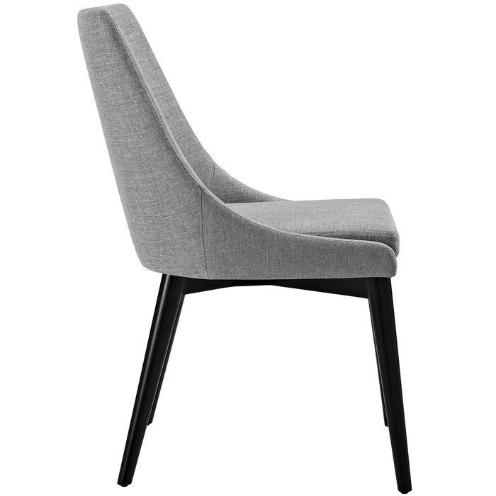Carlton Wood Leg Upholstered Dining Chair | Fabric Dining In Carlton Wood Leg Upholstered Dining Chairs (Photo 2 of 20)