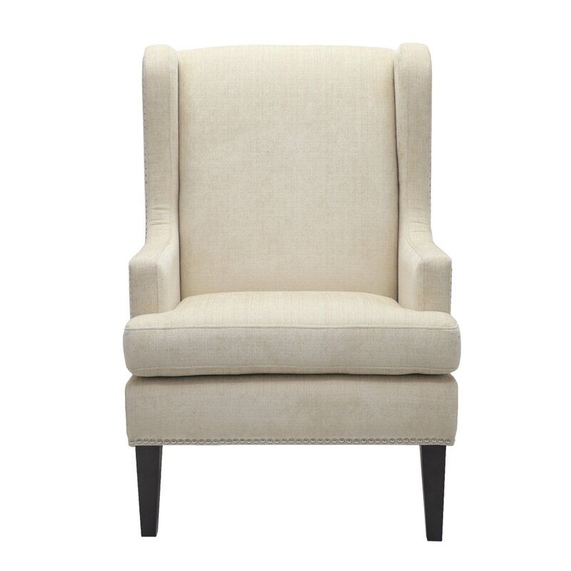 Cassye Wingback Chair Inside Saige Wingback Chairs (View 11 of 20)