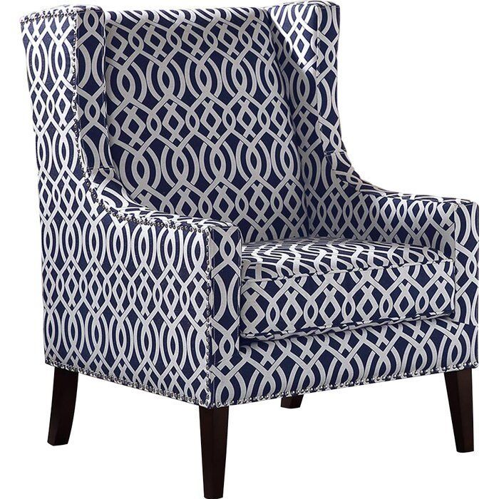 Chagnon Wingback Chair | Furniture, Printed Accent Chairs Pertaining To Chagnon Wingback Chairs (View 18 of 20)