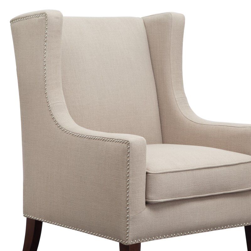 Chagnon Wingback Chair Intended For Chagnon Wingback Chairs (View 8 of 20)