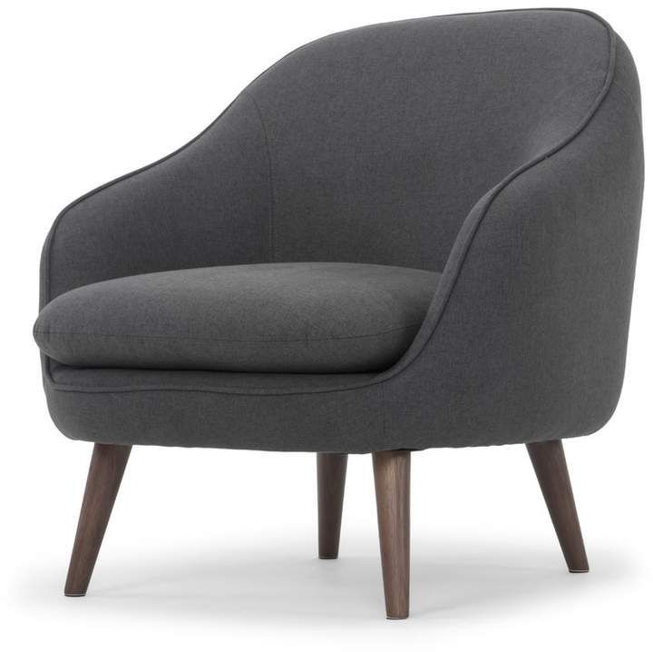 Christina Modern Rustic Interiors Armchair | Barrel Chair With Regard To Hiltz Armchairs (View 7 of 20)