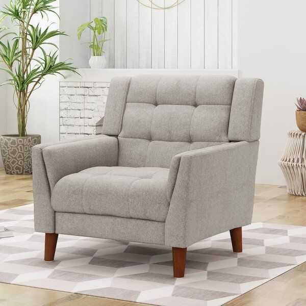 Clara Tufted Armchair Within Belz Tufted Polyester Armchairs (View 17 of 20)