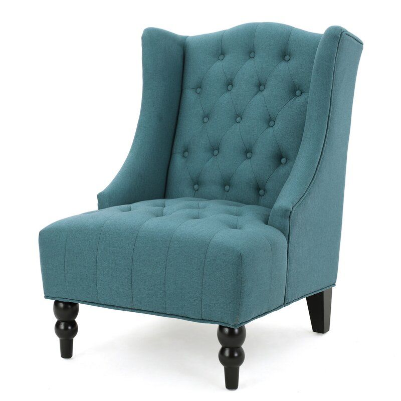 Contreras 21" Side Chair Regarding Allis Tufted Polyester Blend Wingback Chairs (Photo 8 of 20)