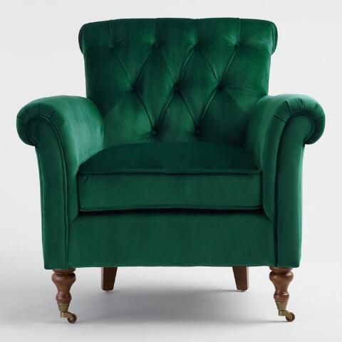 Cozy Chair In A Bold Color | Green Armchair, Green Chair Within Live It Cozy Armchairs (Photo 17 of 20)