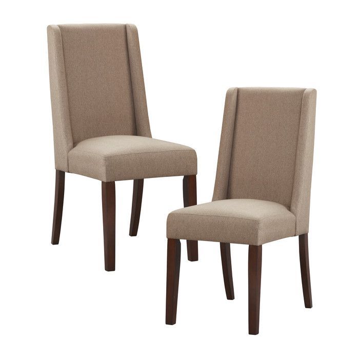 Darby Home Co Pierre Parsons Chair & Reviews | Birch Lane With Madison Avenue Tufted Cotton Upholstered Dining Chairs (set Of 2) (Photo 8 of 20)