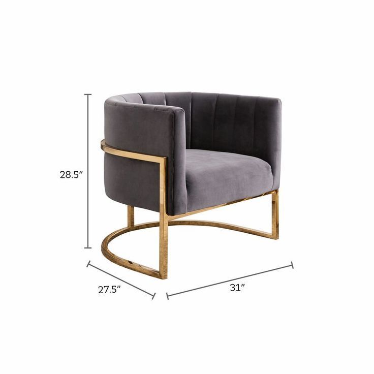 Daulton Barrel Chair In 2020 | Furniture Design Modern In Daulton Velvet Side Chairs (View 14 of 20)