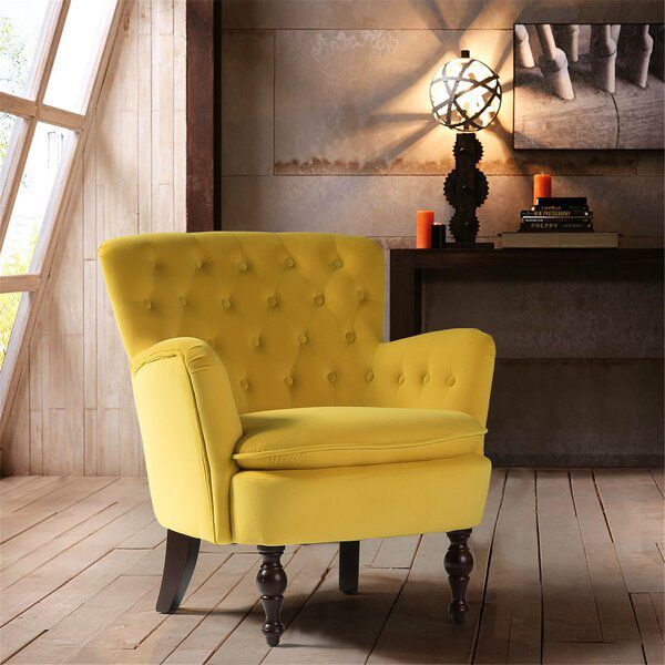 Didonato Velvet Tufted Upholstered Armchair | Furniture With Didonato Tufted Velvet Armchairs (Photo 18 of 20)