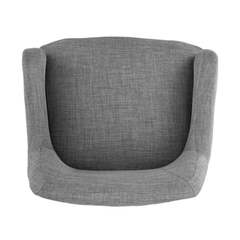 Draco Pair Of Upholstered Swivel Arm Chairs – Light Gray Pertaining To Draco Armchairs (View 18 of 20)
