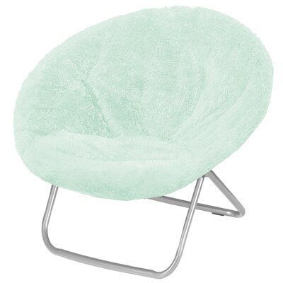 Ebern Designs Hilaria Papasan Chair Fabric: Mint Polyester In Grinnell Silky Velvet Papasan Chairs (View 7 of 20)