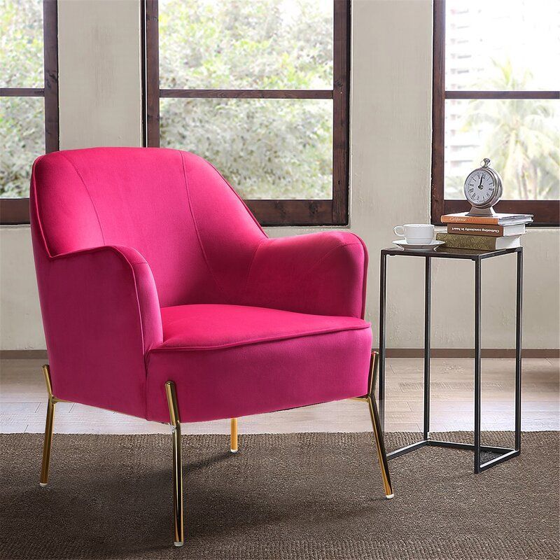 Erastus Armchair | Upholstered Accent Chairs, Living Room Throughout Erastus Armchairs (Photo 3 of 20)