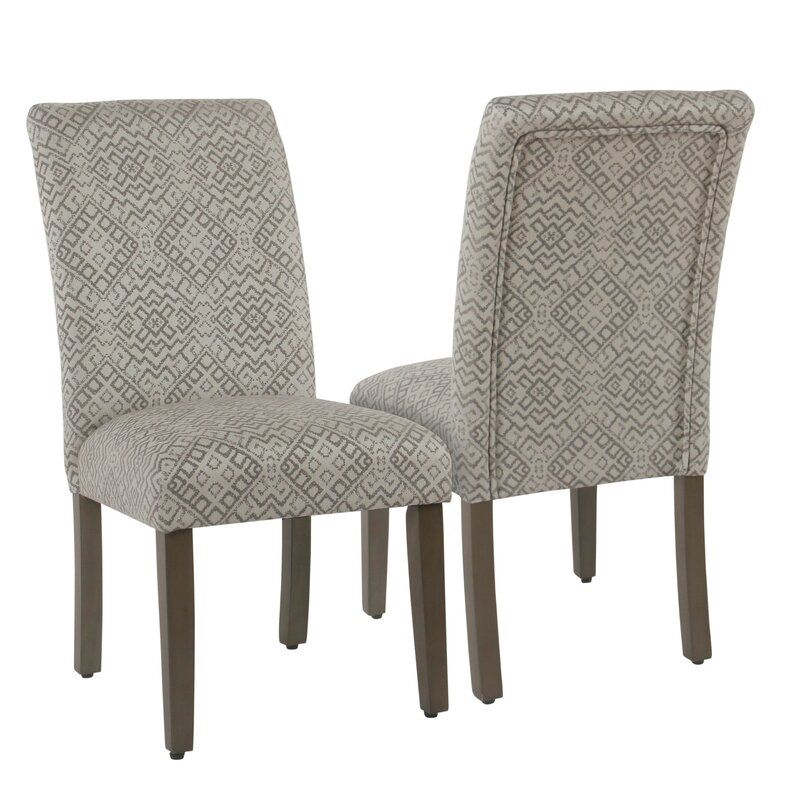 Freetown Upholstered Dining Chair For Aime Upholstered Parsons Chairs In Beige (View 5 of 20)