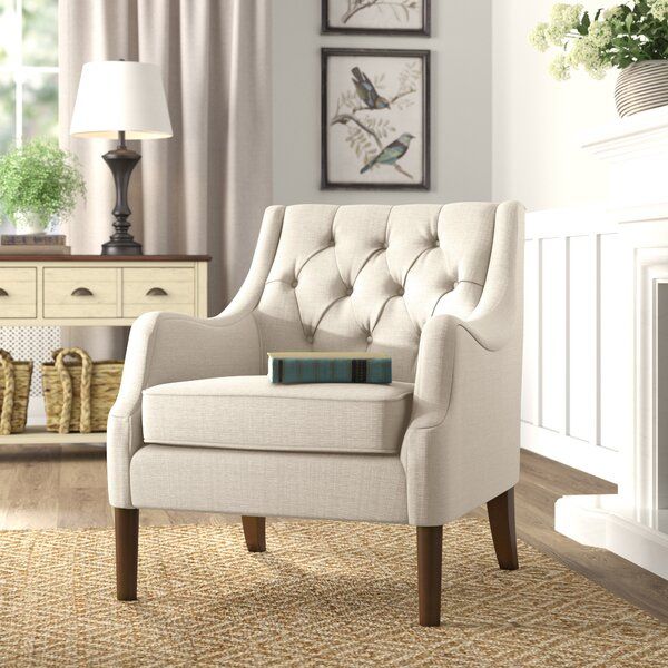 Galesville 29.25" W Tufted Polyester Wingback Chair In Galesville Tufted Polyester Wingback Chairs (Photo 1 of 20)