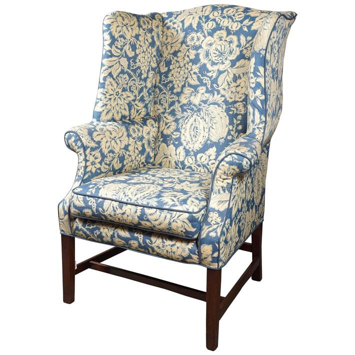 George Iii Wingback Chair Throughout Busti Wingback Chairs (Photo 18 of 20)
