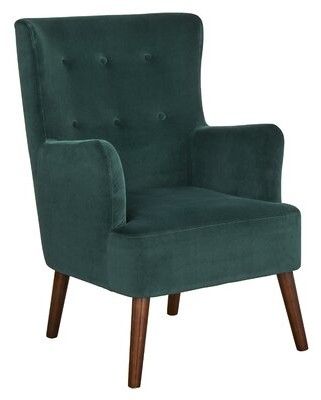 Green Leather Ottoman – Up To 20% Off At Shopstyle Canada With Regard To Gallin Wingback Chairs (View 9 of 20)