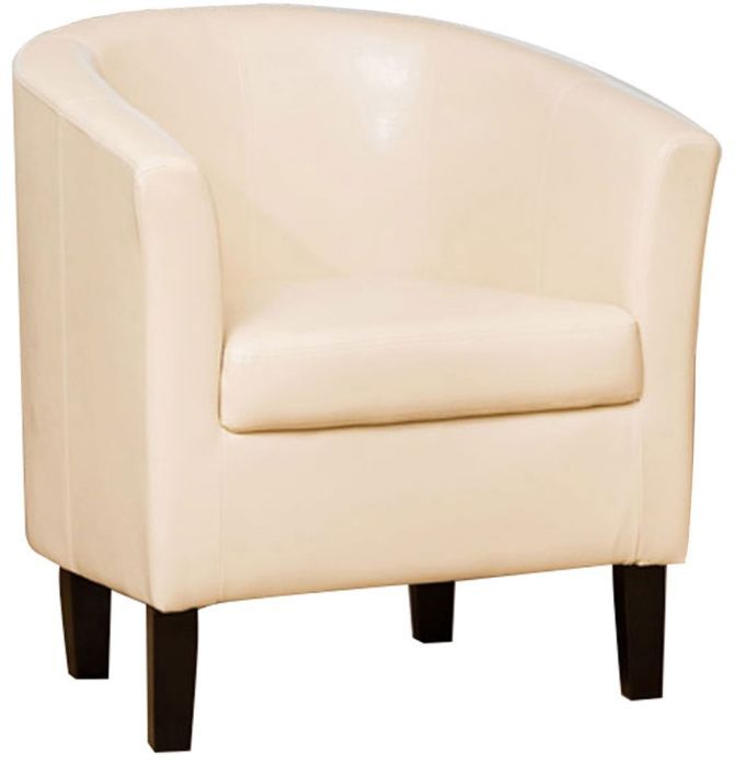 Halifax Faux Leather Tub Chair In Jill Faux Leather Armchairs (Photo 17 of 20)