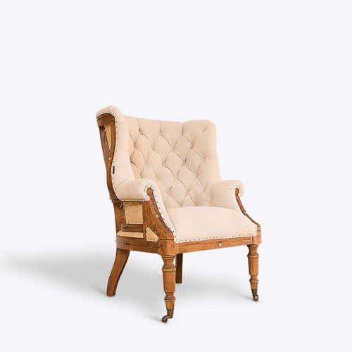 Hampton Deconstructed Wingback Armchair With Regard To Busti Wingback Chairs (Photo 12 of 20)