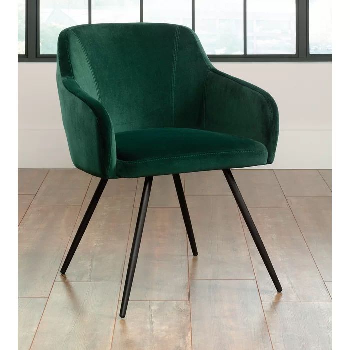 Hanner 24.5" W Polyester Armchair | Green Accent Chair Pertaining To Hanner Polyester Armchairs (Photo 5 of 20)