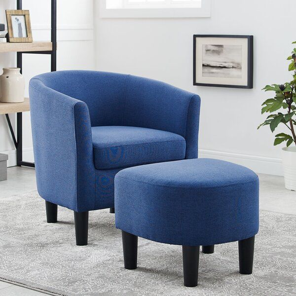 Featured Photo of The Best Harmon Cloud Barrel Chairs and Ottoman