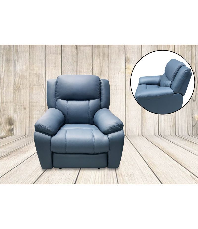 Jill Leather Recliner Lounge Suite Set (3 Seater +2 Seater + With Jill Faux Leather Armchairs (Photo 10 of 20)