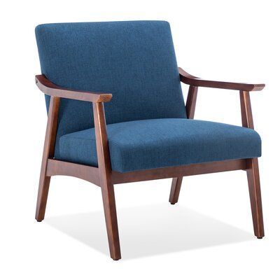 Langley Street® Dallin Arm Chair Fabric: Navy Blue In 2020 For Dallin Arm Chairs (View 5 of 20)