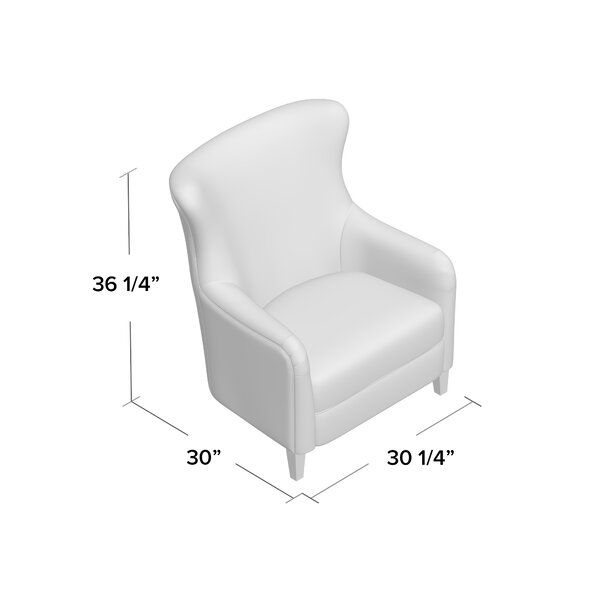 Leia 30.25" W Polyester Armchair Intended For Leia Polyester Armchairs (Photo 2 of 20)