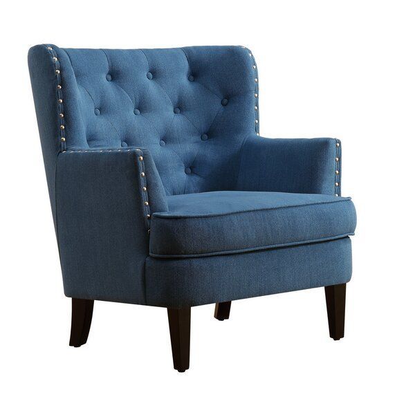 Lenaghan Wingback Chair | Wingback Chair, Blue Accent Chairs Within Lenaghan Wingback Chairs (Photo 2 of 20)