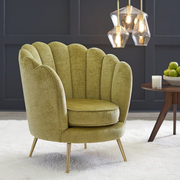 Low Back Accent Chair With Alwillie Tufted Back Barrel Chairs (View 10 of 20)