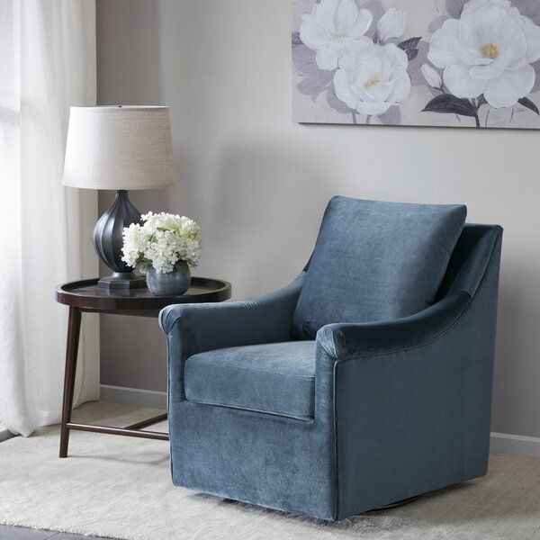 Lundell Swivel Armchair Throughout Jayde Armchairs (Photo 12 of 20)