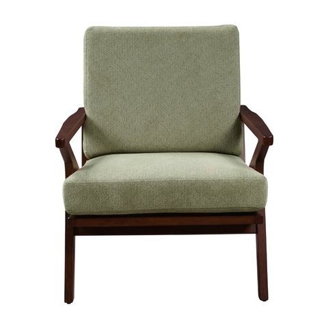 Manglo Mid Century Wood Accent Armchair | Accent Arm Chairs Intended For Liston Faux Leather Barrel Chairs (Photo 10 of 20)