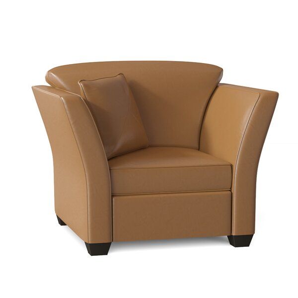 Manhattan Leather Chair Throughout Ansar Faux Leather Barrel Chairs (View 12 of 20)