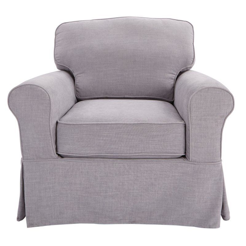 Melorse 21.5" Armchair | Slipcovers For Chairs, Osp Home Within Sweetwater Wingback Chairs (Photo 15 of 20)