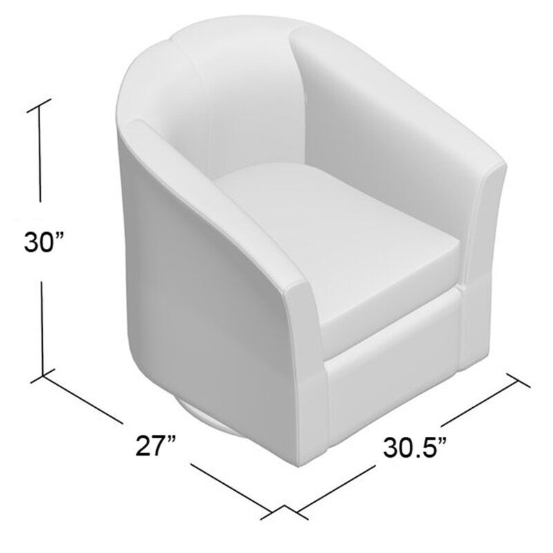 Molinari Swivel Barrel Chair Intended For Molinari Swivel Barrel Chairs (View 11 of 20)