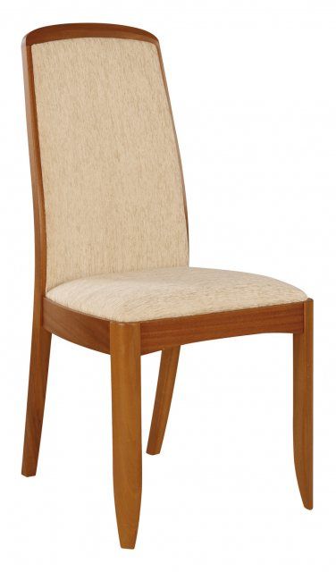 Nathan 3804 Teak Fully Upholstered Dining Chair With Regard To Carlton Wood Leg Upholstered Dining Chairs (View 17 of 20)