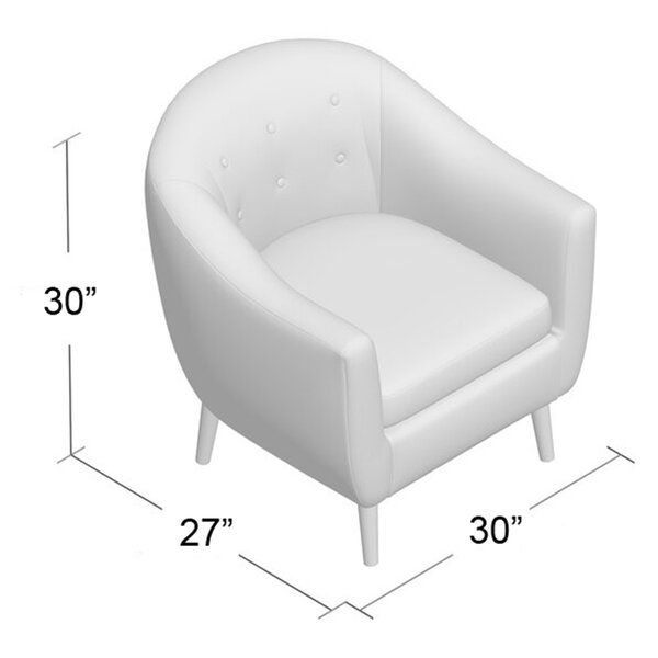 Navin 20" Barrel Chair Pertaining To Navin Barrel Chairs (View 4 of 20)