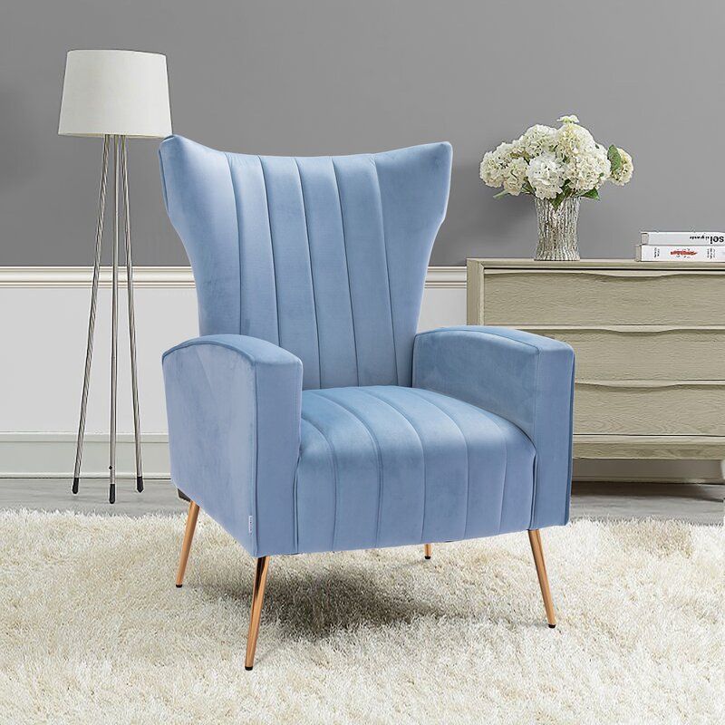 Nestor Wingback Chair In 2020 | Wingback Chair, Chair, Home For Nestor Wingback Chairs (View 5 of 20)