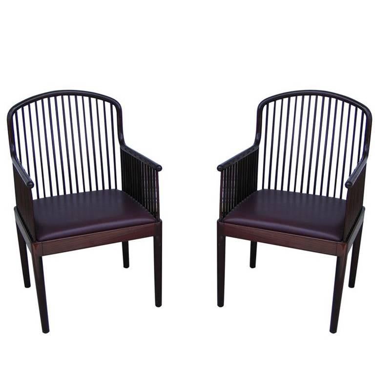 Pair Of Mid Century Stendig Knoll Exeter Andover Davis Allen Arm Chairs Intended For Exeter Side Chairs (View 17 of 20)
