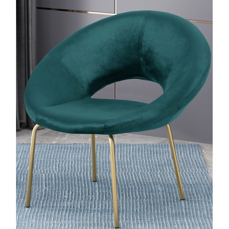 Palmer Modern Glam Papasan Chair In Grinnell Silky Velvet Papasan Chairs (View 14 of 20)