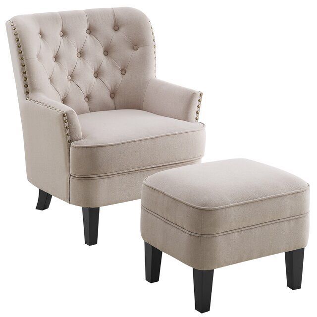 Pin On Bedroom Chair Ideas Pertaining To Michalak Cheswood Armchairs And Ottoman (View 4 of 20)