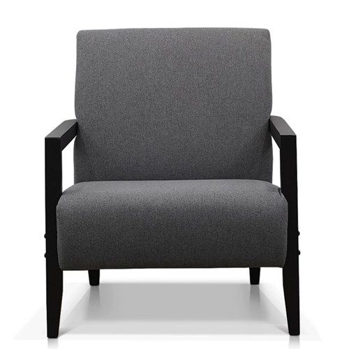 Rimini Charcoal Grey Chair Pertaining To James Armchairs (Photo 18 of 20)